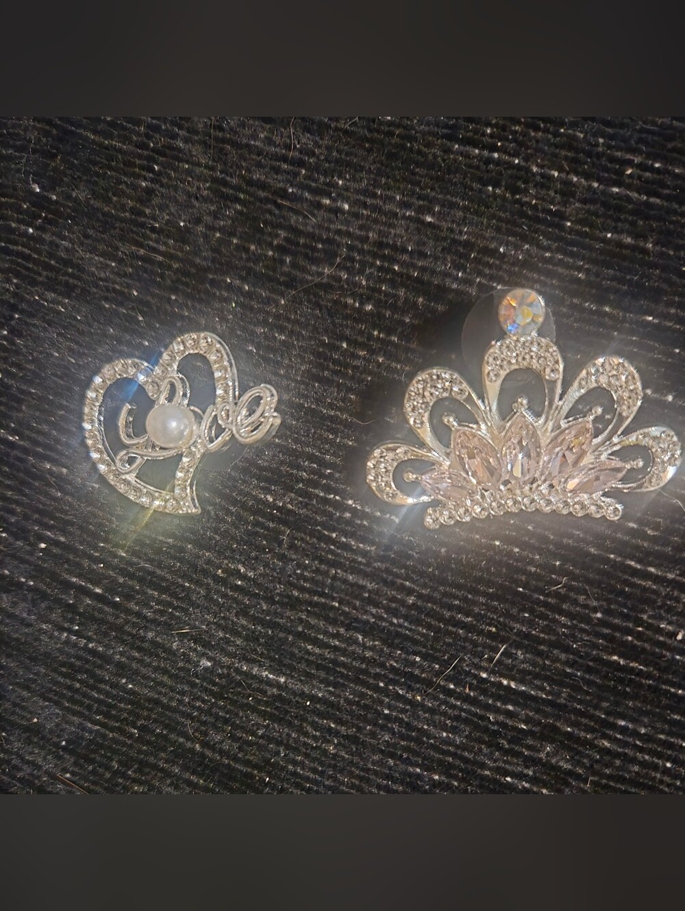 Jibbitz Silver Bling Shoe Charms - Picture 3 of 4